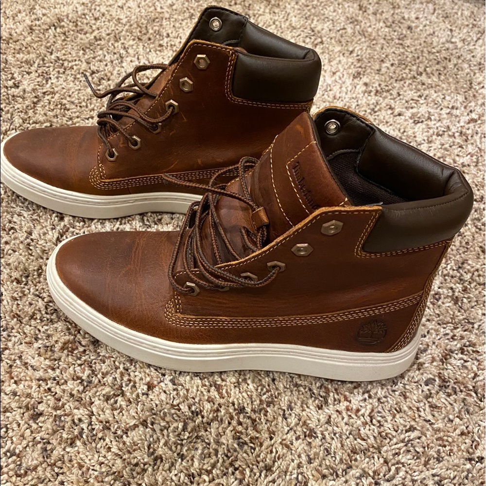 Leather Timberland boots